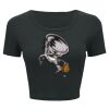 Ladies' Poly-Cotton Crop T-Shirt Thumbnail