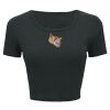 Ladies' Poly-Cotton Crop T-Shirt Thumbnail