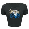 Ladies' Poly-Cotton Crop T-Shirt Thumbnail