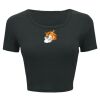 Ladies' Poly-Cotton Crop T-Shirt Thumbnail