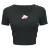 Ladies' Poly-Cotton Crop T-Shirt Thumbnail