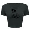 Ladies' Poly-Cotton Crop T-Shirt Thumbnail