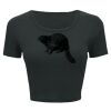 Ladies' Poly-Cotton Crop T-Shirt Thumbnail