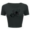 Ladies' Poly-Cotton Crop T-Shirt Thumbnail