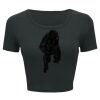 Ladies' Poly-Cotton Crop T-Shirt Thumbnail