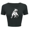 Ladies' Poly-Cotton Crop T-Shirt Thumbnail