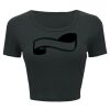 Ladies' Poly-Cotton Crop T-Shirt Thumbnail