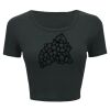 Ladies' Poly-Cotton Crop T-Shirt Thumbnail