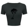 Ladies' Poly-Cotton Crop T-Shirt Thumbnail