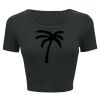 Ladies' Poly-Cotton Crop T-Shirt Thumbnail