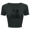 Ladies' Poly-Cotton Crop T-Shirt Thumbnail