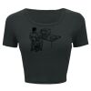 Ladies' Poly-Cotton Crop T-Shirt Thumbnail