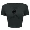 Ladies' Poly-Cotton Crop T-Shirt Thumbnail