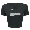 Ladies' Poly-Cotton Crop T-Shirt Thumbnail
