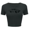 Ladies' Poly-Cotton Crop T-Shirt Thumbnail