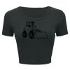 Ladies' Poly-Cotton Crop T-Shirt Thumbnail