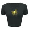 Ladies' Poly-Cotton Crop T-Shirt Thumbnail