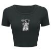 Ladies' Poly-Cotton Crop T-Shirt Thumbnail