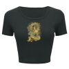 Ladies' Poly-Cotton Crop T-Shirt Thumbnail