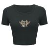 Ladies' Poly-Cotton Crop T-Shirt Thumbnail