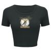 Ladies' Poly-Cotton Crop T-Shirt Thumbnail
