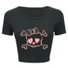 Ladies' Poly-Cotton Crop T-Shirt Thumbnail