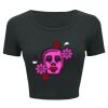 Ladies' Poly-Cotton Crop T-Shirt Thumbnail