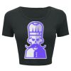 Ladies' Poly-Cotton Crop T-Shirt Thumbnail