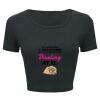 Ladies' Poly-Cotton Crop T-Shirt Thumbnail