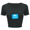Ladies' Poly-Cotton Crop T-Shirt Thumbnail