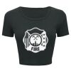 Ladies' Poly-Cotton Crop T-Shirt Thumbnail