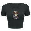 Ladies' Poly-Cotton Crop T-Shirt Thumbnail