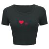 Ladies' Poly-Cotton Crop T-Shirt Thumbnail