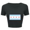 Ladies' Poly-Cotton Crop T-Shirt Thumbnail