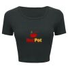 Ladies' Poly-Cotton Crop T-Shirt Thumbnail
