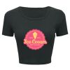 Ladies' Poly-Cotton Crop T-Shirt Thumbnail