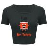 Ladies' Poly-Cotton Crop T-Shirt Thumbnail