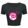 Ladies' Poly-Cotton Crop T-Shirt Thumbnail