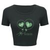 Ladies' Poly-Cotton Crop T-Shirt Thumbnail
