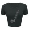 Ladies' Poly-Cotton Crop T-Shirt Thumbnail