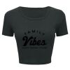 Ladies' Poly-Cotton Crop T-Shirt Thumbnail