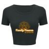 Ladies' Poly-Cotton Crop T-Shirt Thumbnail