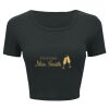 Ladies' Poly-Cotton Crop T-Shirt Thumbnail