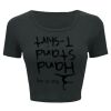Ladies' Poly-Cotton Crop T-Shirt Thumbnail
