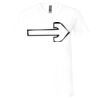 Unisex Jersey Short-Sleeve V-Neck T-Shirt Thumbnail