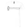 Unisex Jersey Short-Sleeve V-Neck T-Shirt Thumbnail