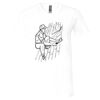 Unisex Jersey Short-Sleeve V-Neck T-Shirt Thumbnail