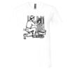 Unisex Jersey Short-Sleeve V-Neck T-Shirt Thumbnail