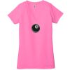 Ladies' Jersey Short-Sleeve Deep V-Neck T-Shirt Thumbnail