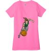 Ladies' Jersey Short-Sleeve Deep V-Neck T-Shirt Thumbnail